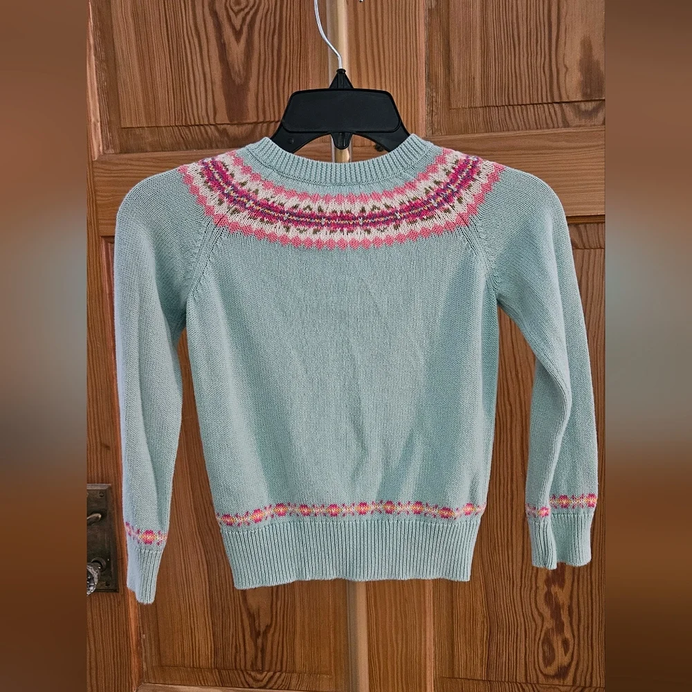 Old Navy Girl's Pastel Button Up Sweater Size 5